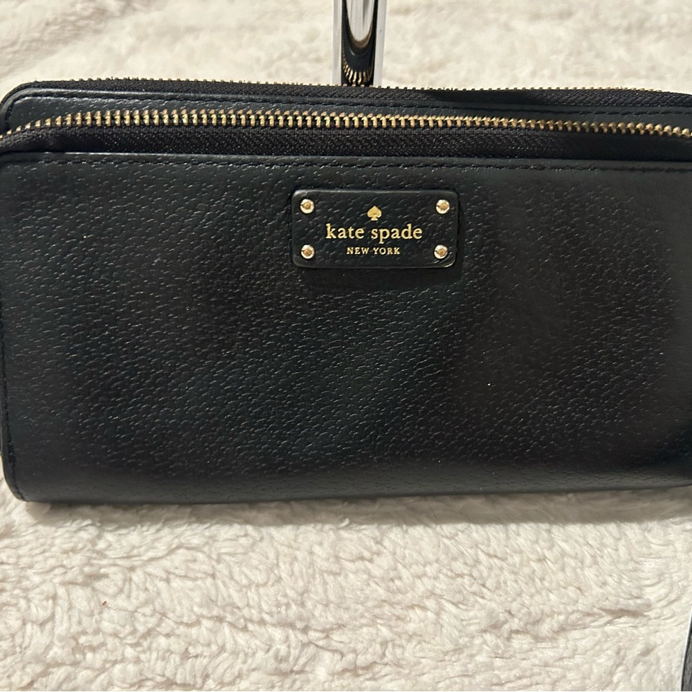 Kate Spade Black Leather Wallet